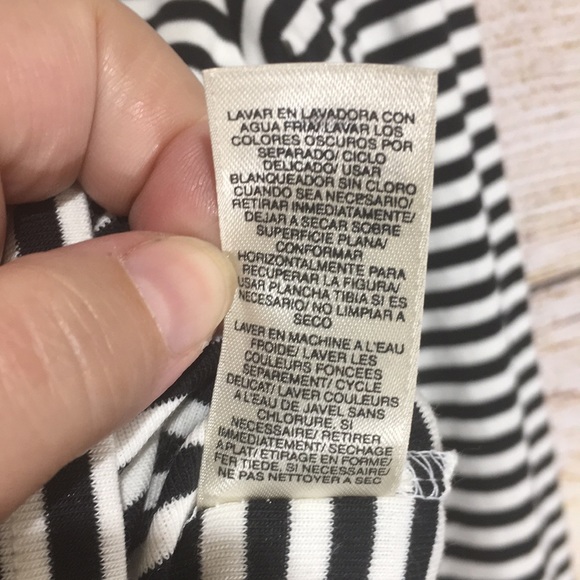 Anne Taylor loft size xs black and white stripe - Picture 4 of 5